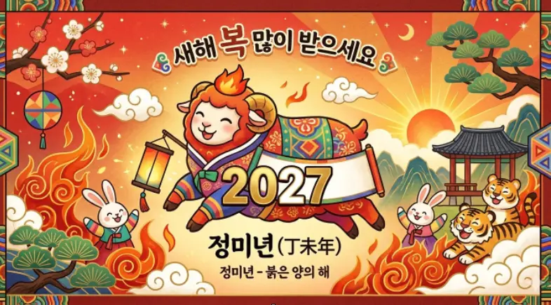 2027년 띠는 무슨 띠