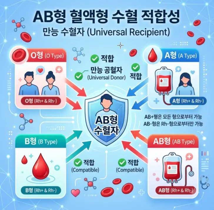 AB형-혈액형-수혈-가능-혈액형