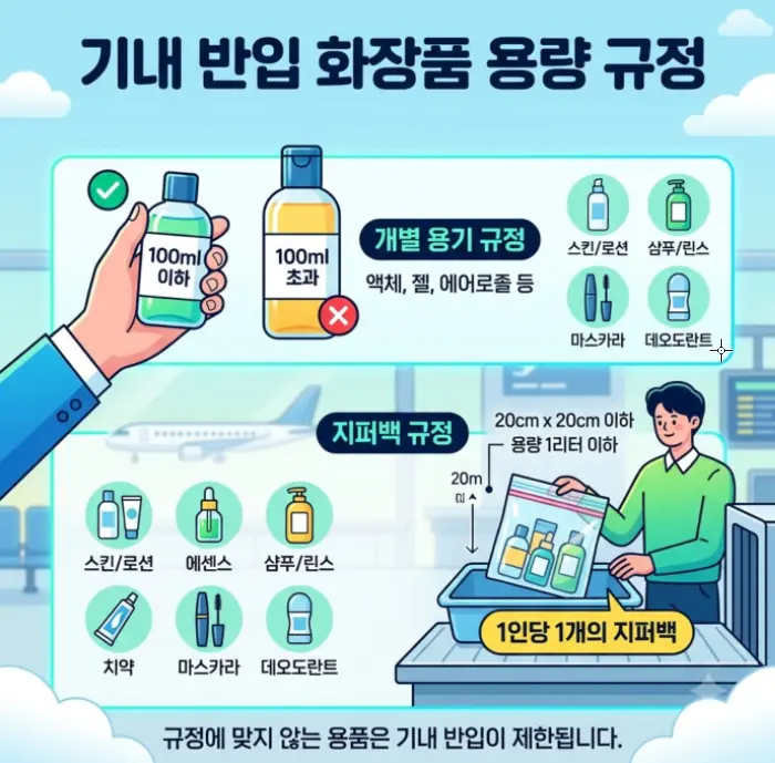 기내-반입-화장품-용량