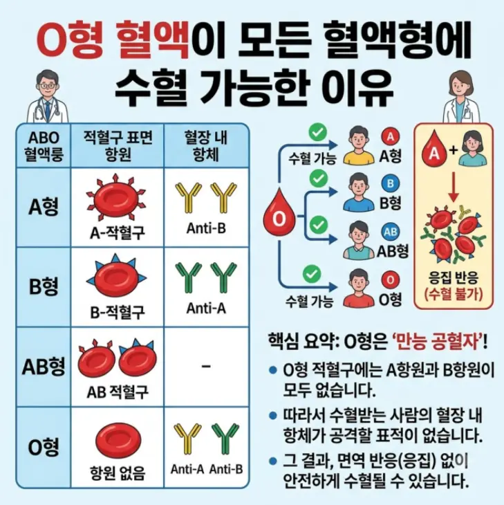 o형-모두-수혈-가능-이유