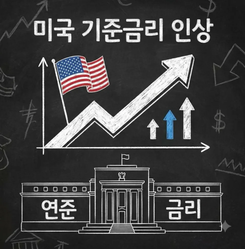 미국 기준금리 인상되면 미국주식과 한국주식은
